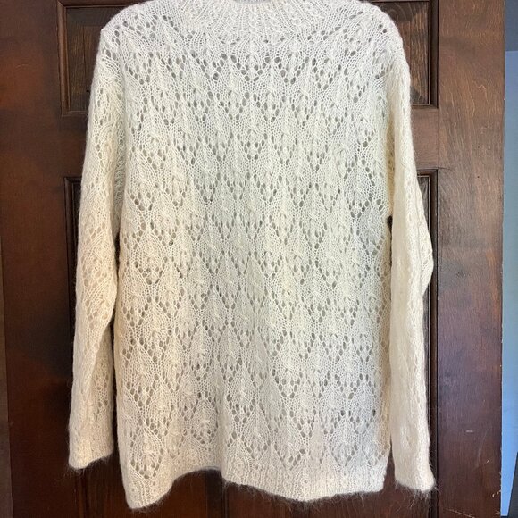 Liz Claiborne Collection Ivory Tunic Sweater Size S - Picture 10 of 10